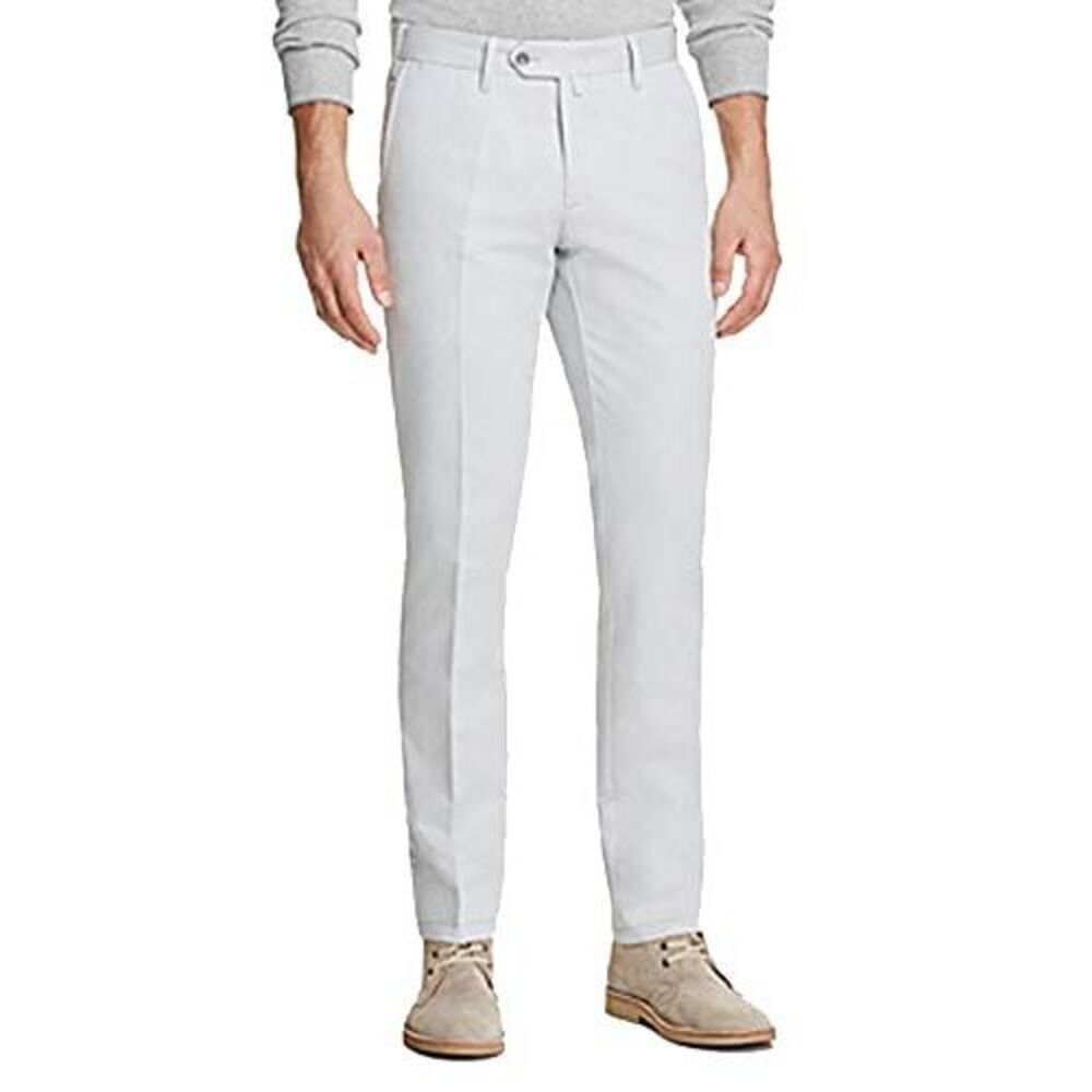 Valentini Textured Solid Slim Fit Trousers